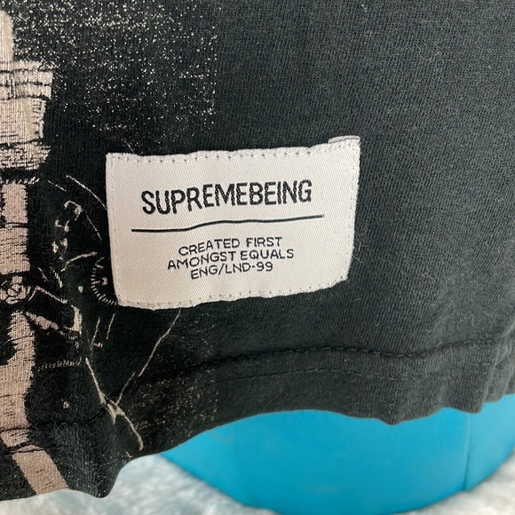 SupremeBeing Vinyl Record Player Turntable DJ Cotton Small Black T Shirt A3-1-12 - Picture 2 of 9